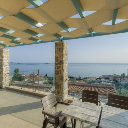 Ouzo Panoramic Houses 2, With Private Pool Plomari Luaran gambar
