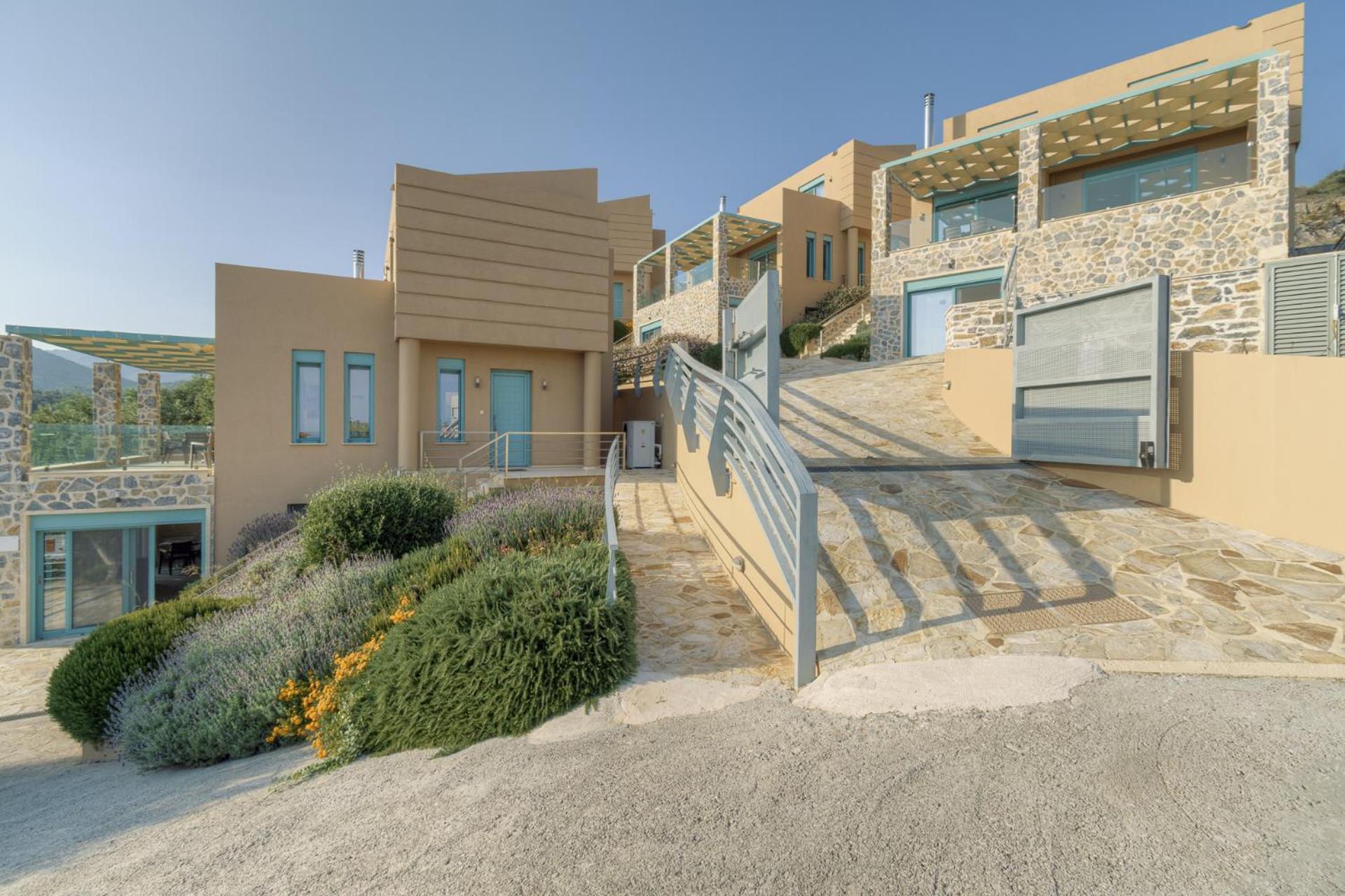 Ouzo Panoramic Houses 2, With Private Pool Plomari Luaran gambar