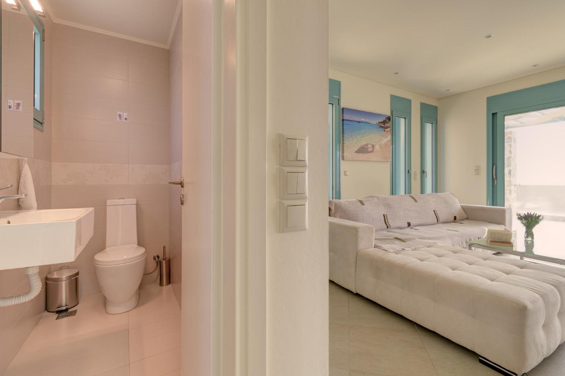 Ouzo Panoramic Houses 2, With Private Pool Plomari Luaran gambar