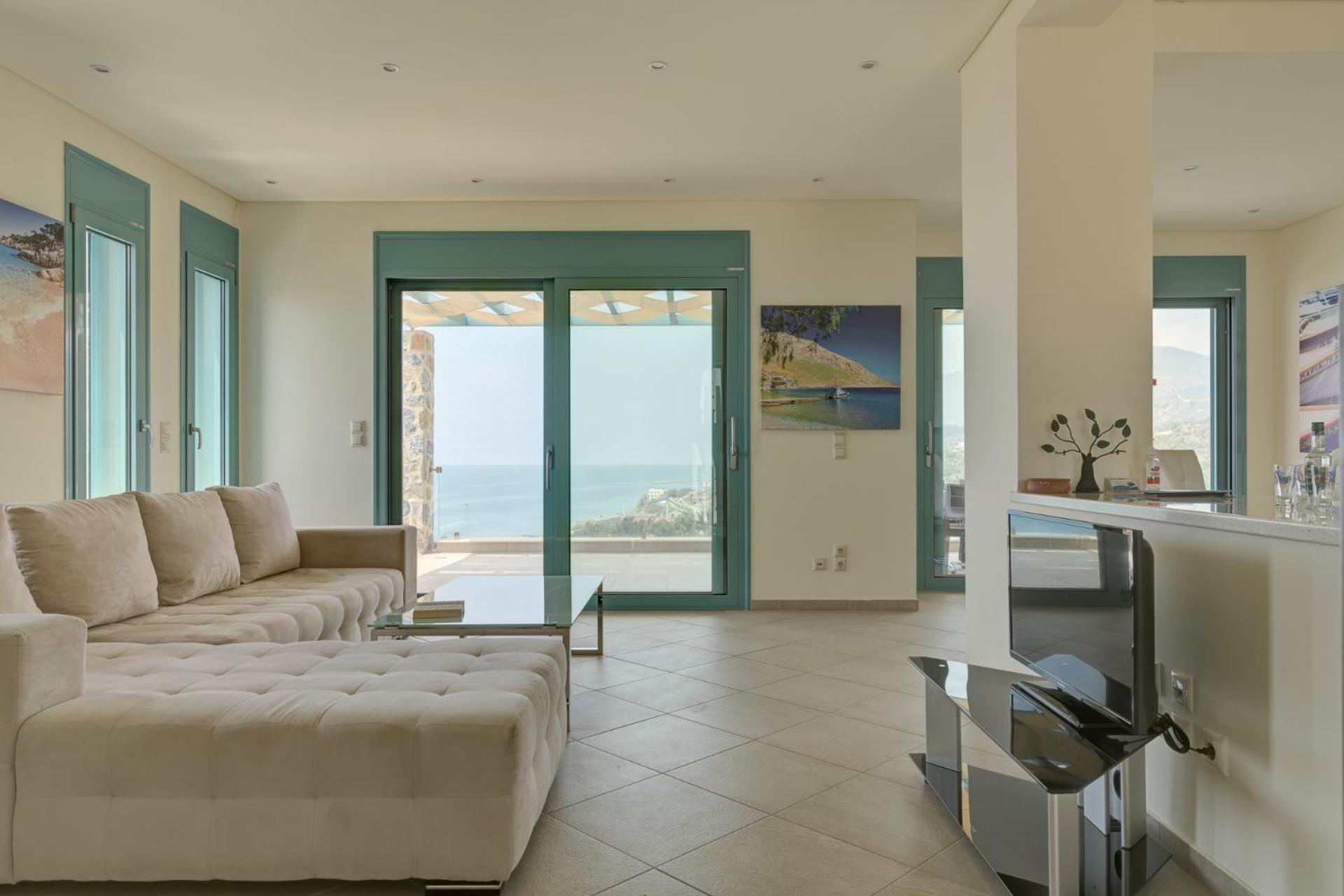 Ouzo Panoramic Houses 2, With Private Pool Plomari Luaran gambar