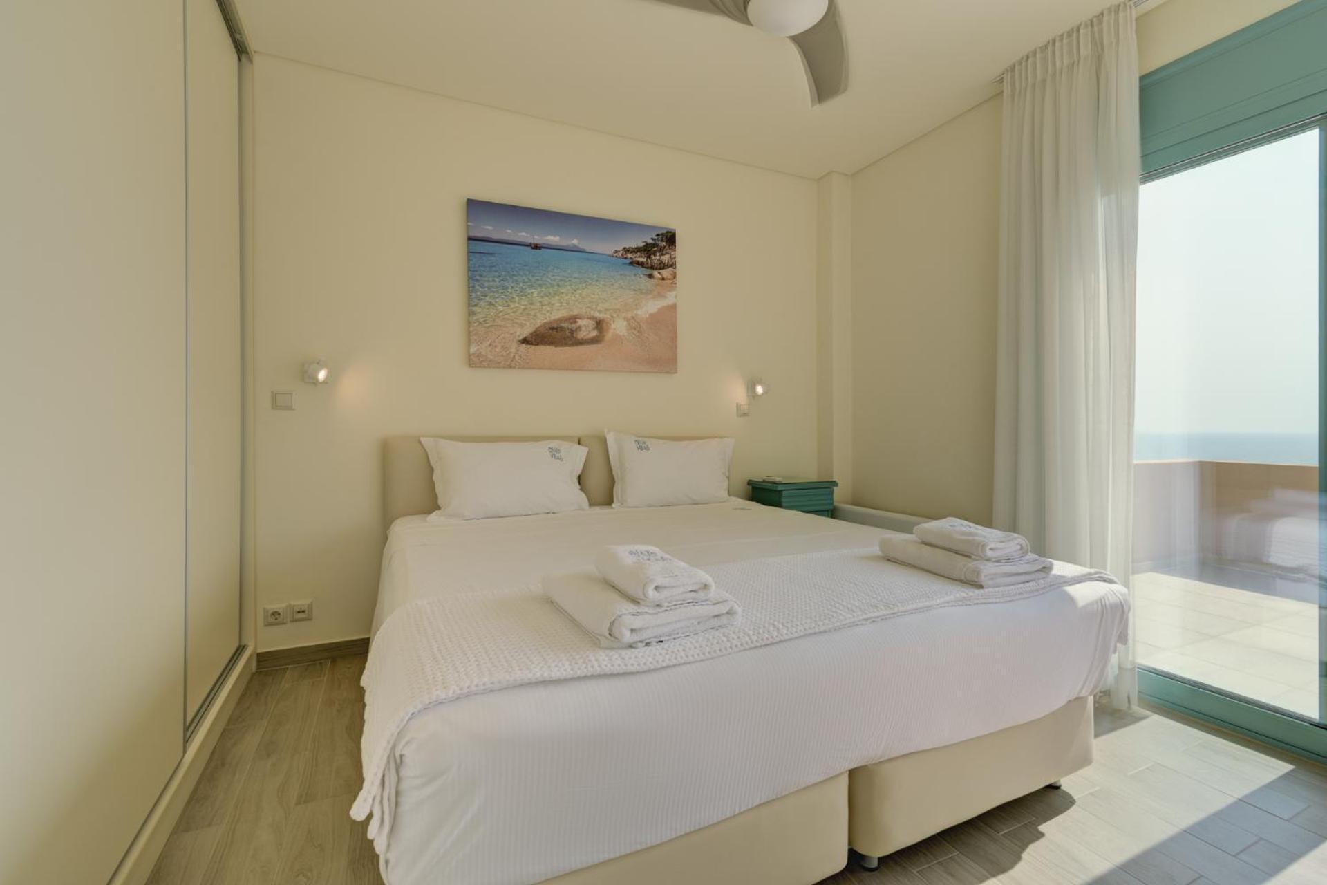 Ouzo Panoramic Houses 2, With Private Pool Plomari Luaran gambar