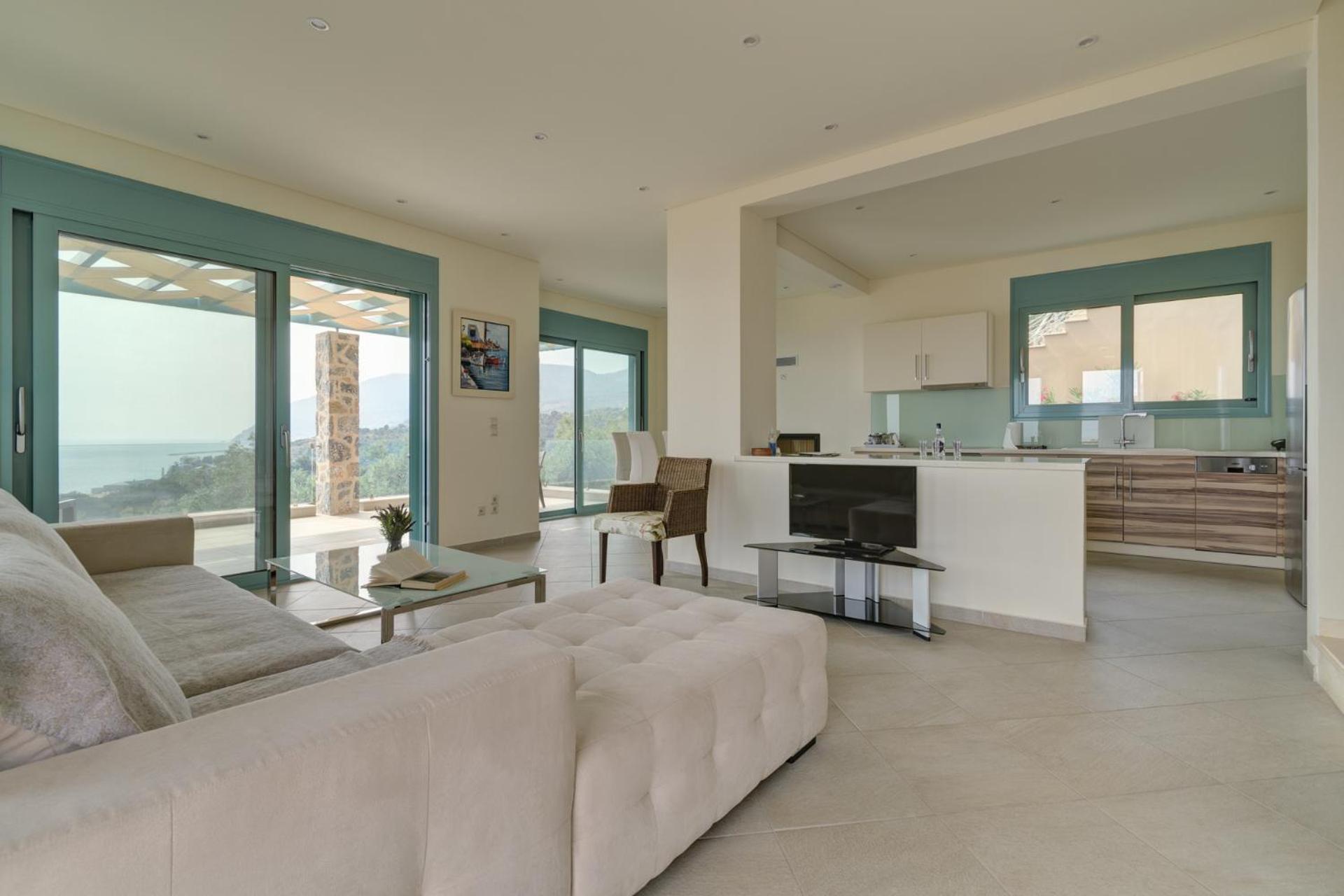 Ouzo Panoramic Houses 2, With Private Pool Plomari Luaran gambar