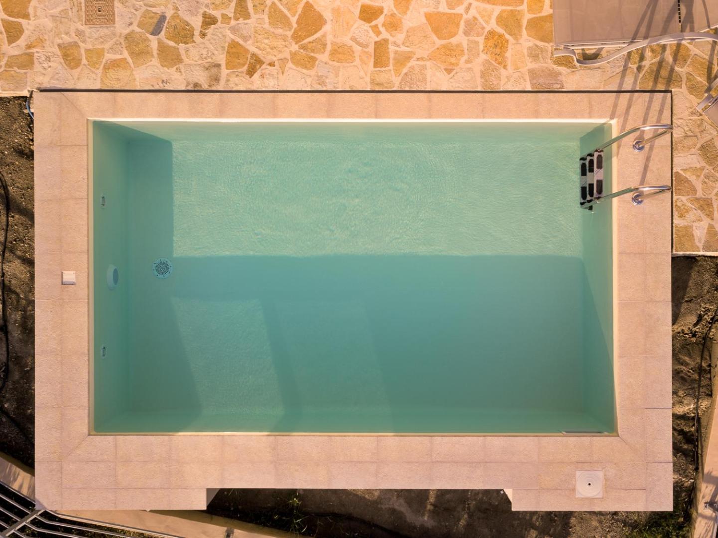 Ouzo Panoramic Houses 2, With Private Pool Plomari Luaran gambar