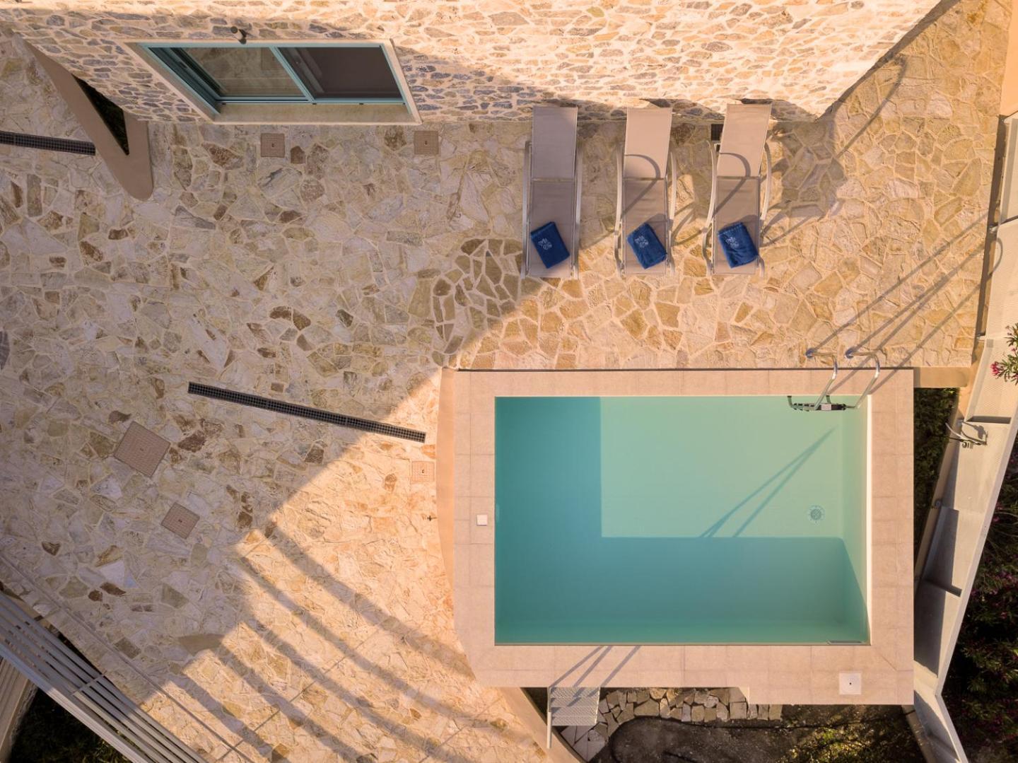 Ouzo Panoramic Houses 2, With Private Pool Plomari Luaran gambar