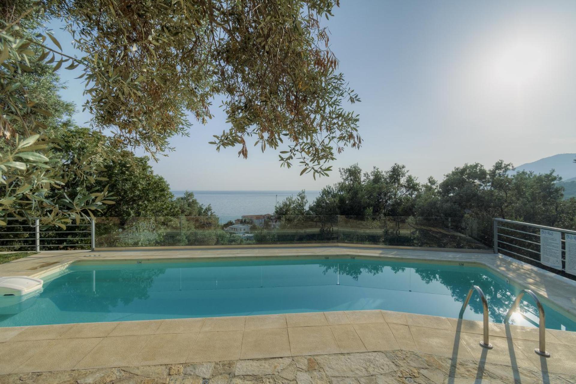 Ouzo Panoramic Houses 2, With Private Pool Plomari Luaran gambar