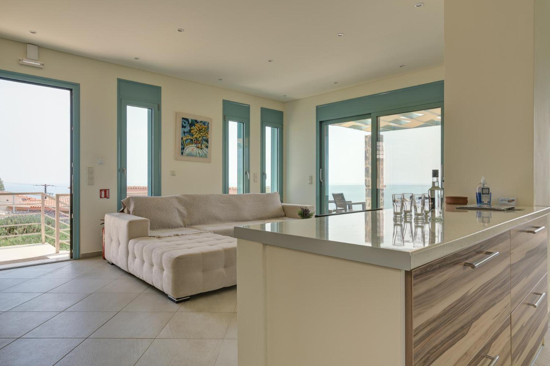 Ouzo Panoramic Houses 2, With Private Pool Plomari Bilik gambar