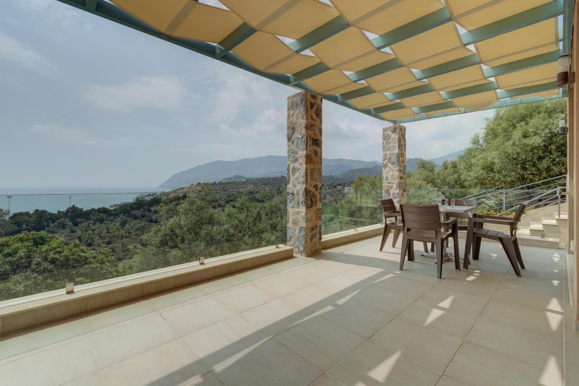 Ouzo Panoramic Houses 2, With Private Pool Plomari Bilik gambar