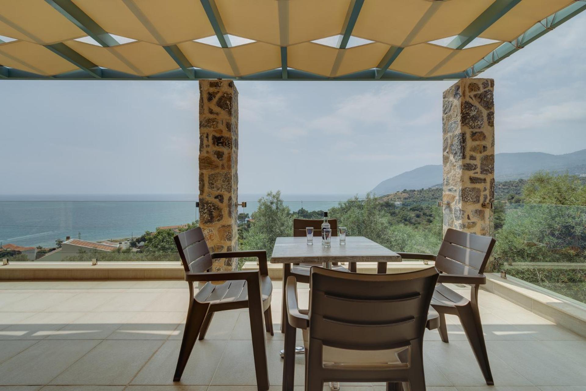 Ouzo Panoramic Houses 2, With Private Pool Plomari Bilik gambar