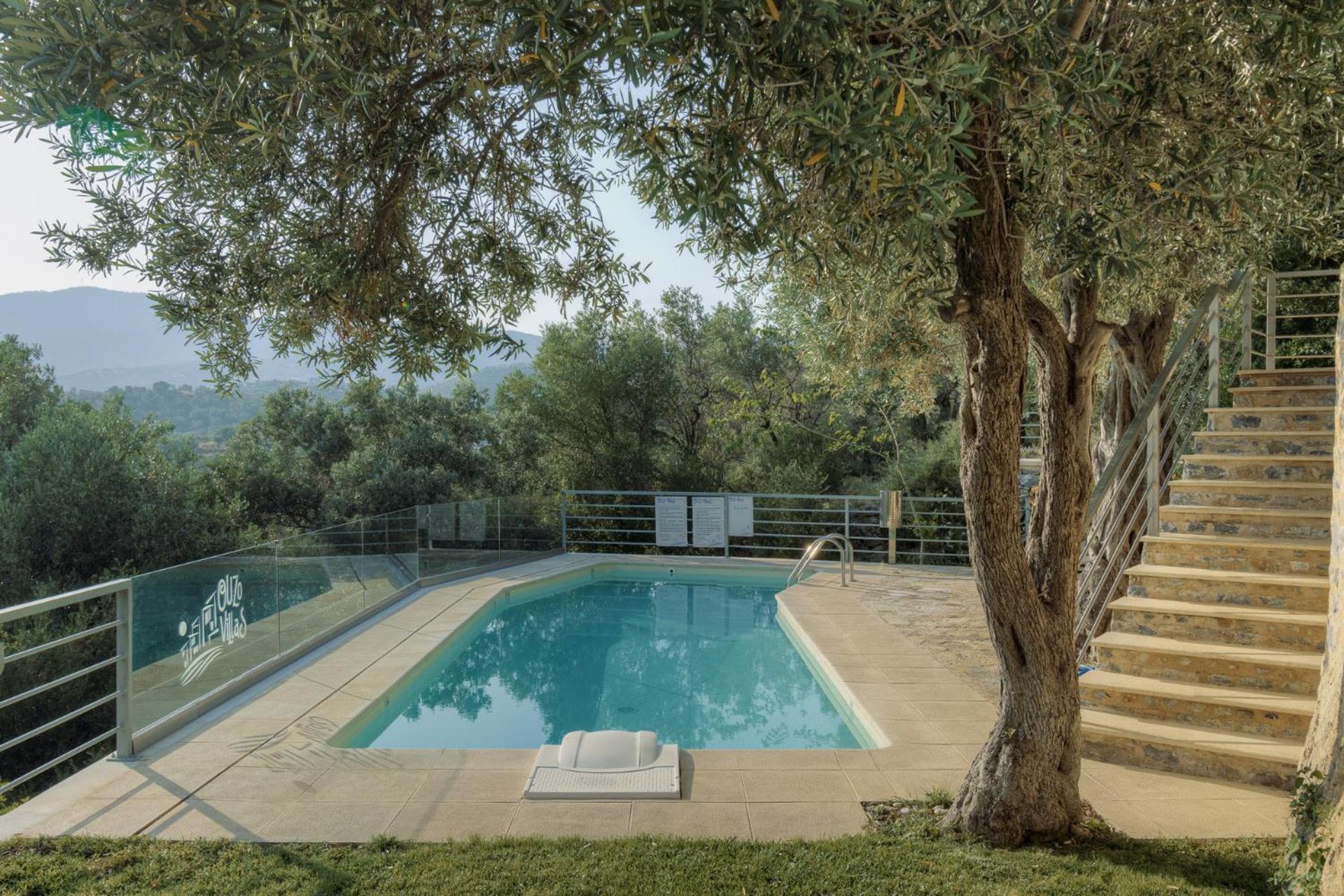 Ouzo Panoramic Houses 2, With Private Pool Plomari Bilik gambar