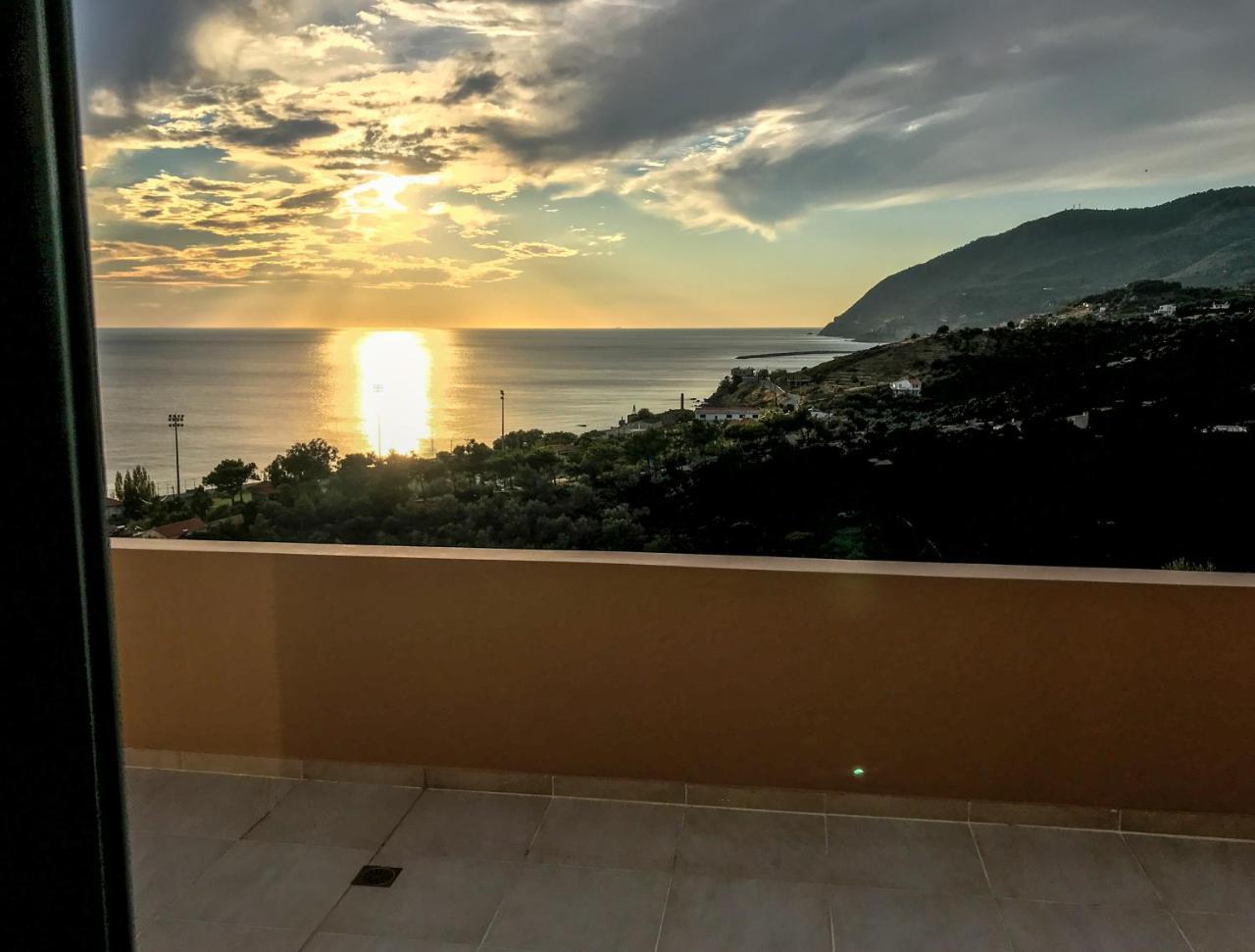 Ouzo Panoramic Houses 2, With Private Pool Plomari Luaran gambar